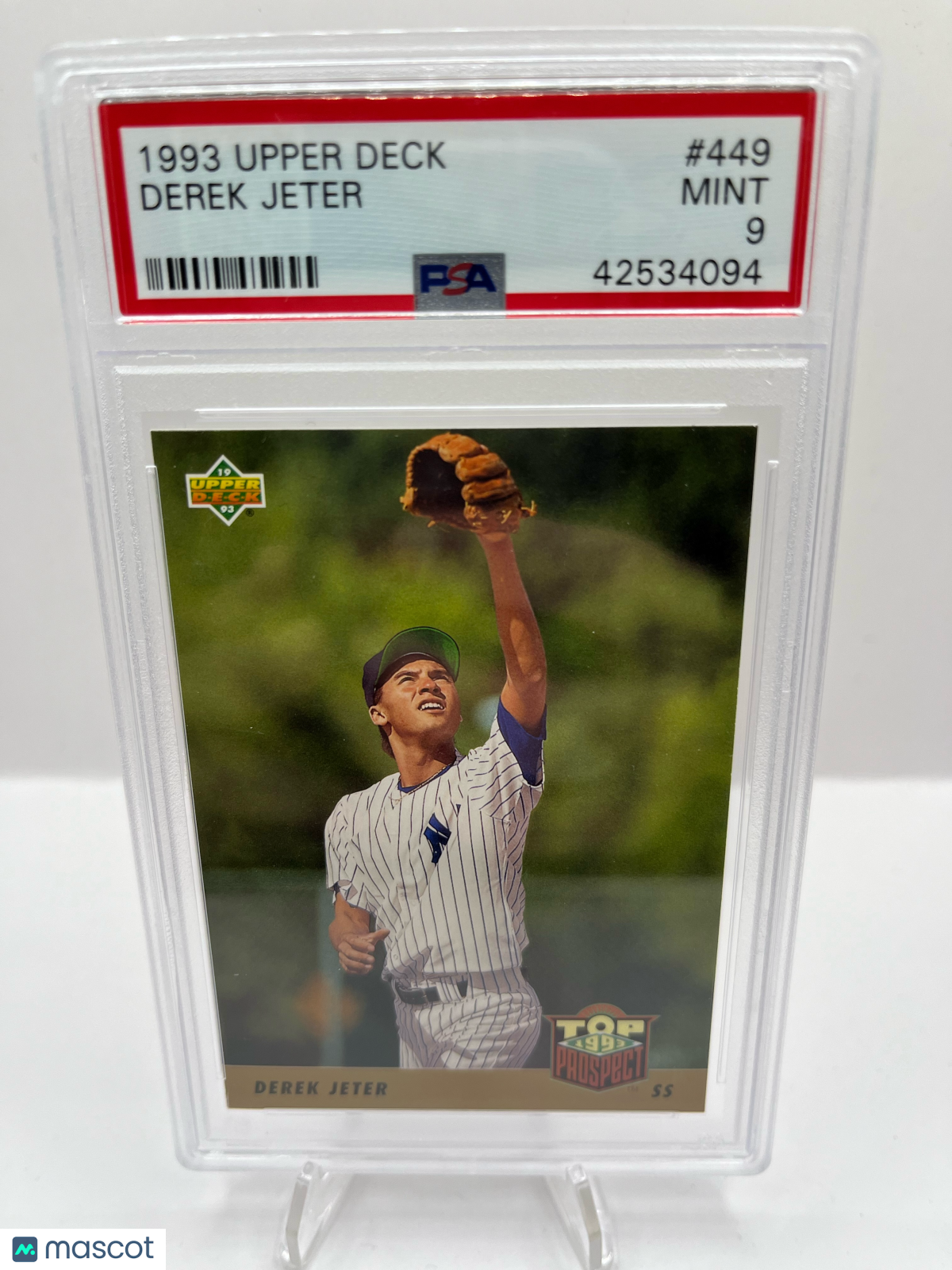 1993 Upper Deck Derek Jeter #449 Baseball PSA 9