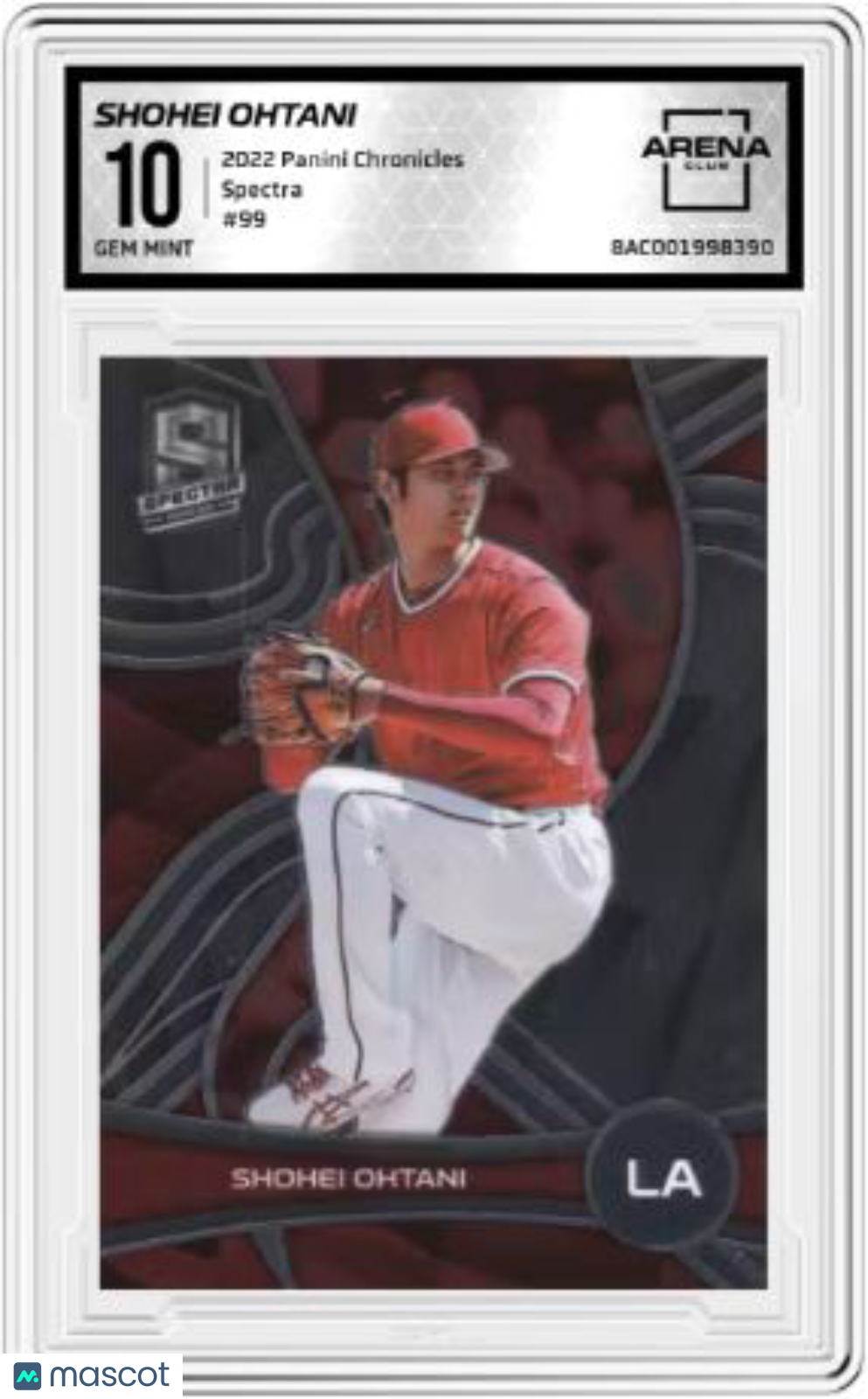 2022 Panini Chronicles Shohei Ohtani #99 Spectra Baseball AC 10