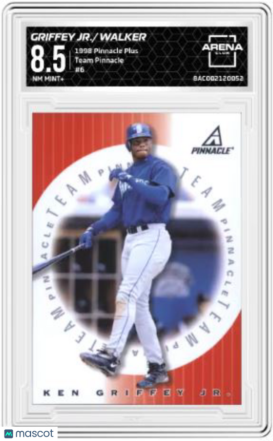 1998 Pinnacle Plus Ken Griffey Jr #6 Team Pinnacle Baseball Arena Club 8.5