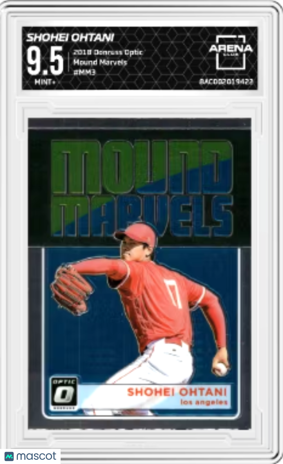 2018 Panini Donruss Optic Shohei Ohtani #MM3 Mound Marvels Baseball AC 9.5