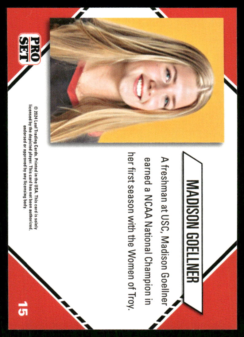 2024 Leaf Beach Volleyball Madison Goellner #15 Volleyball