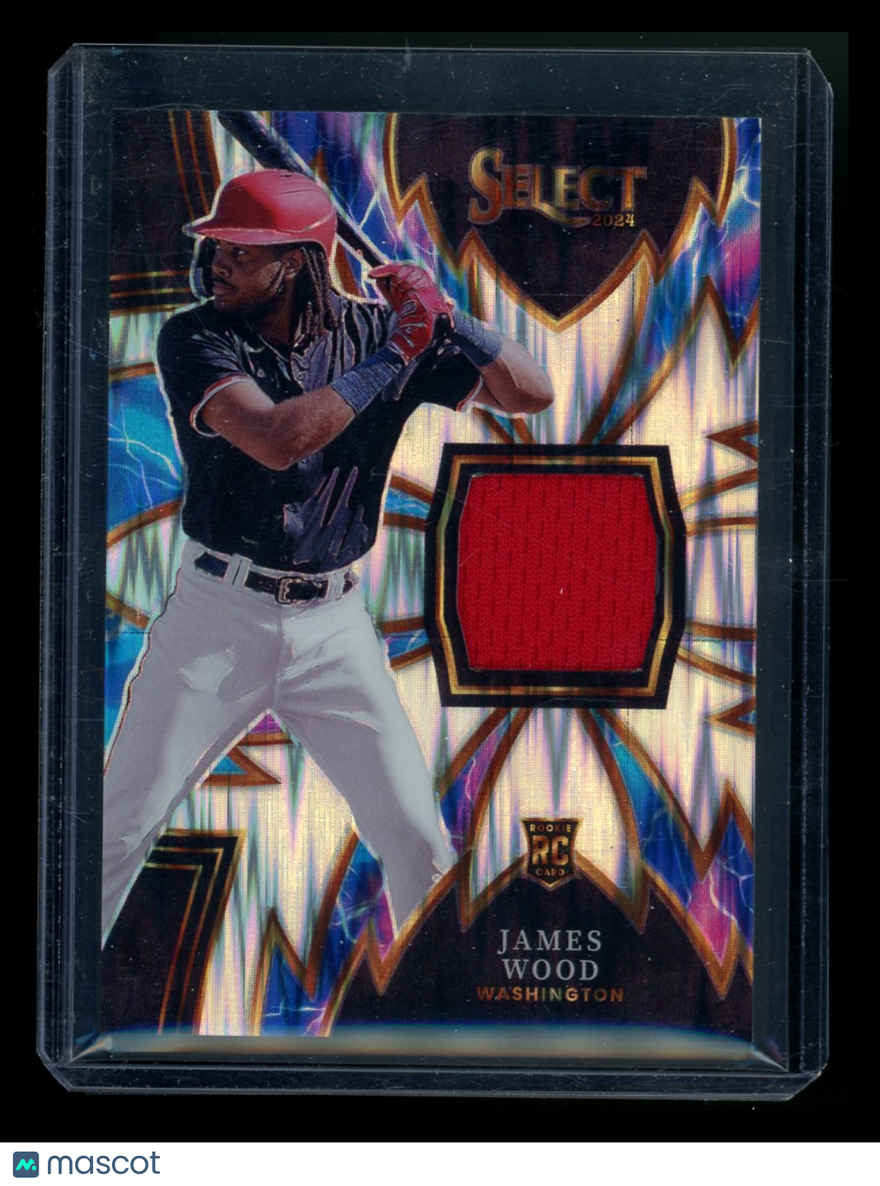 2024 Panini Select Prizm James Wood #SPK-JW Sparks RC Patch Baseball