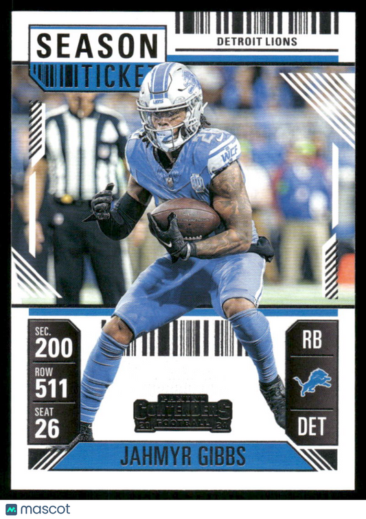2025 Panini Contenders Football Jahmyr Gibbs #32 Football