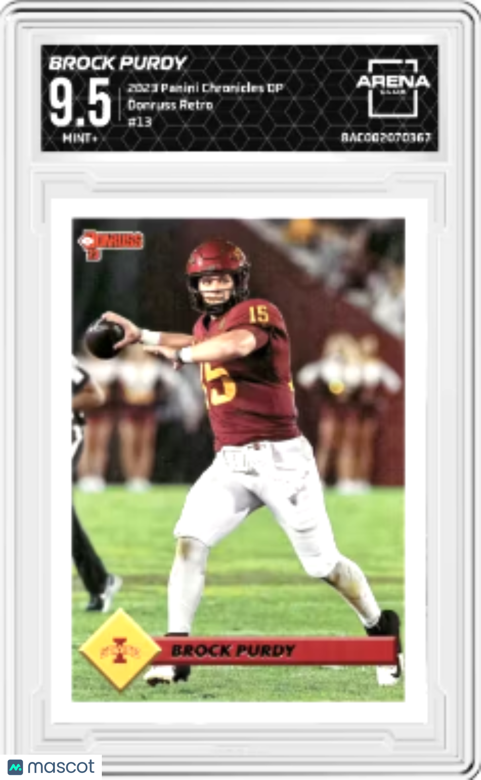 Panini Chronicles DP Brock Purdy #13 Donruss Retro Football AC 9.5