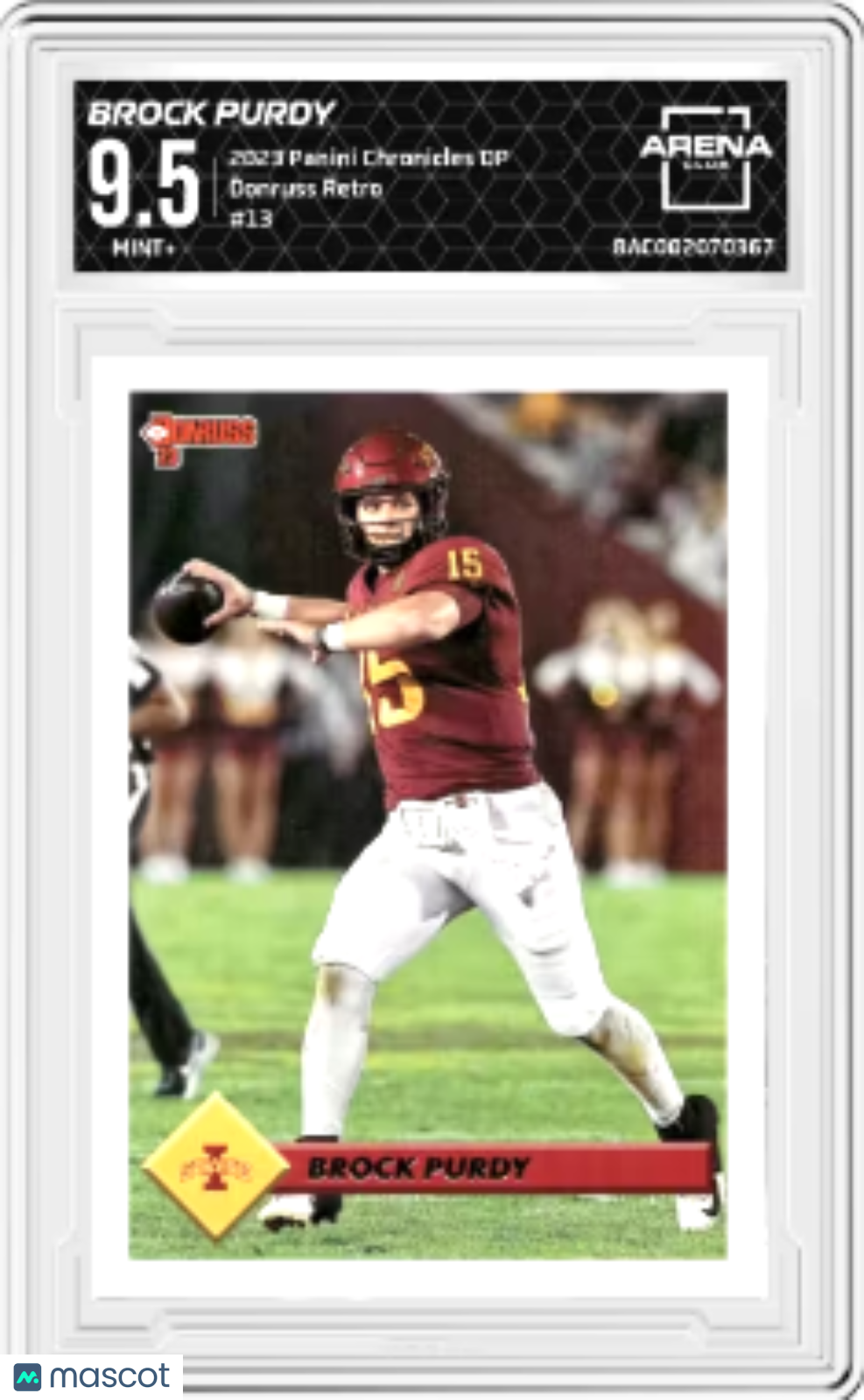2023 Panini Chronicles DP Brock Purdy #13 Donruss Retro Football AC 9.5