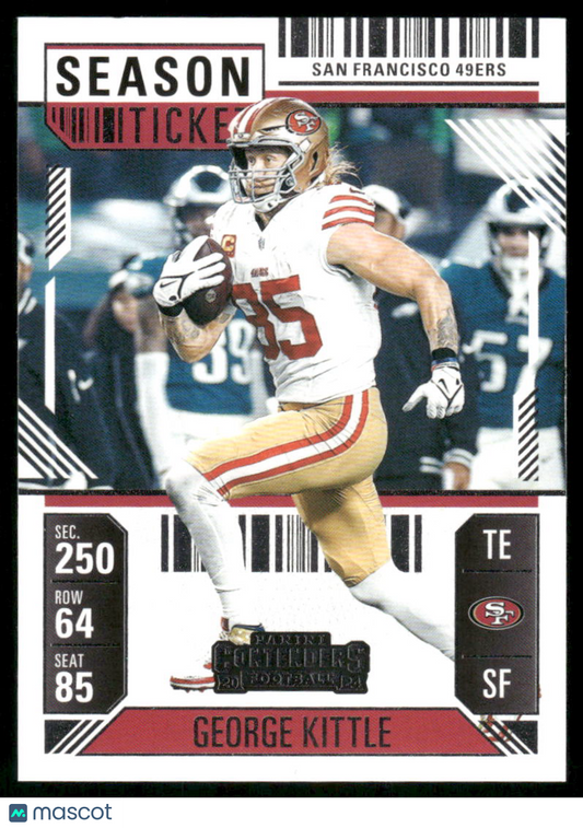 2025 Panini Contenders Football George Kittle #85 Football