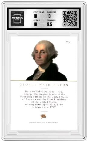 2023 Pieces of the Past George Washington Reflective Mirror Promo #PT-1 AC 10