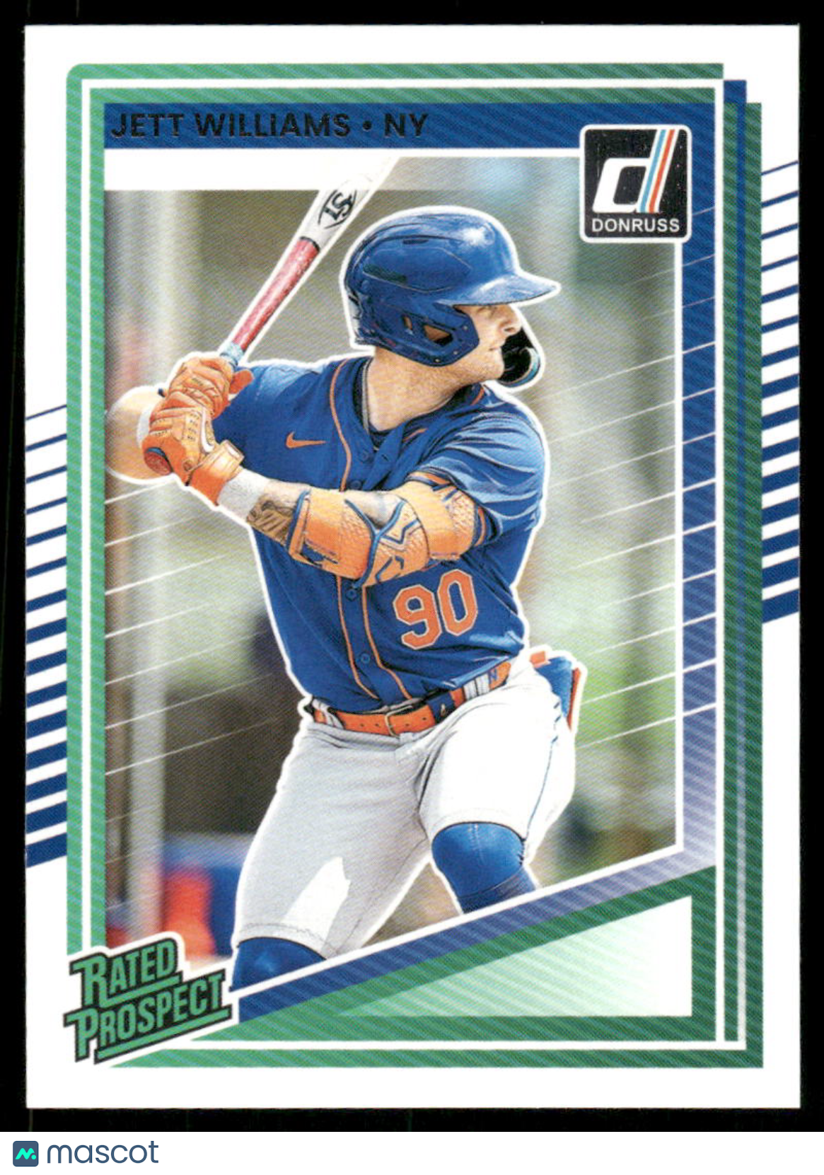 2025 Donruss Rated Prospect Jett Williams #167 Rated Prospect Baseball