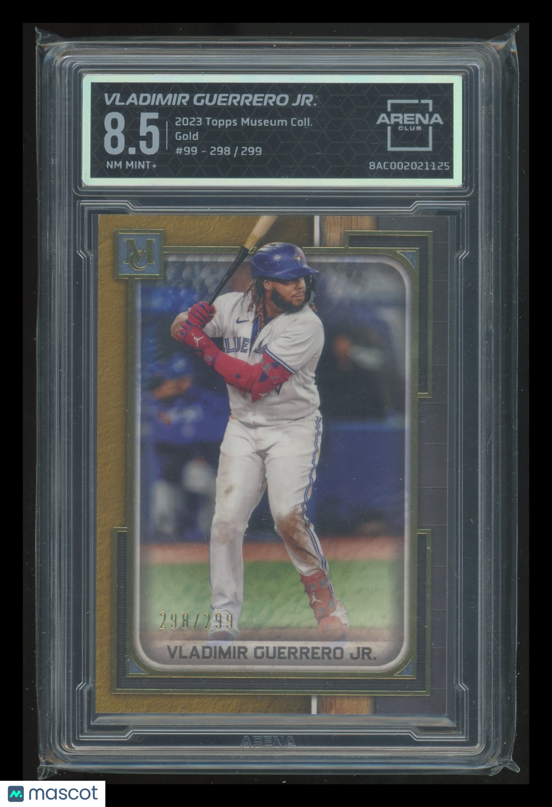 2023 Topps Museum Collection Gold Vladimir Guerrero Jr. #99 298/299 AC 8.5