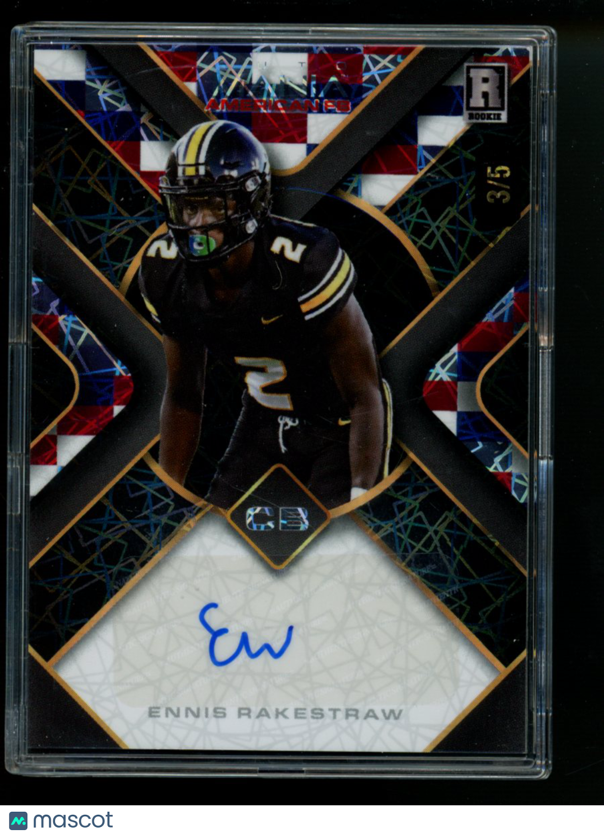2024 Wild Card AutoMania Ennis Rakestraw #AMAT-ER 3/5 Football