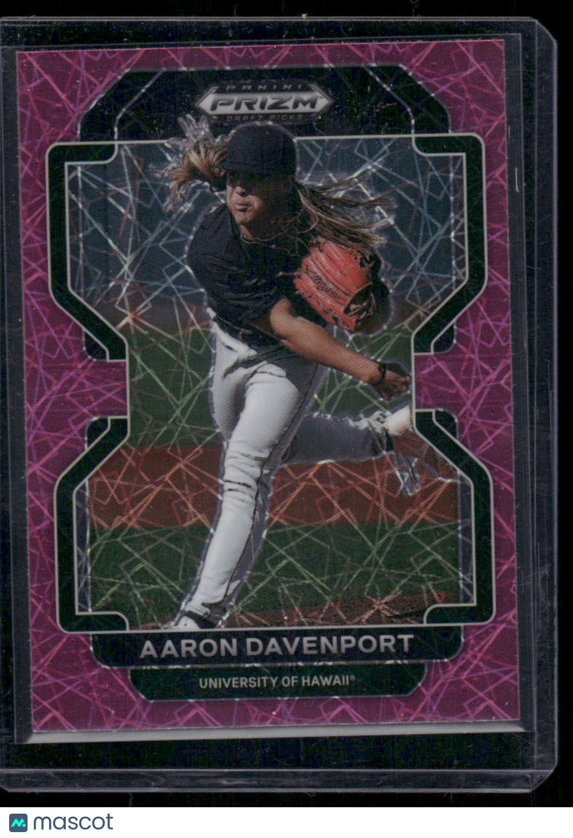 2022 Panini Prizm Draft Picks Aaron Davenport #PDP218 Purple Baseball