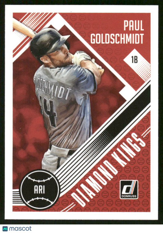 2018 Donruss Diamond Kings Paul Goldschmidt #22 Baseball
