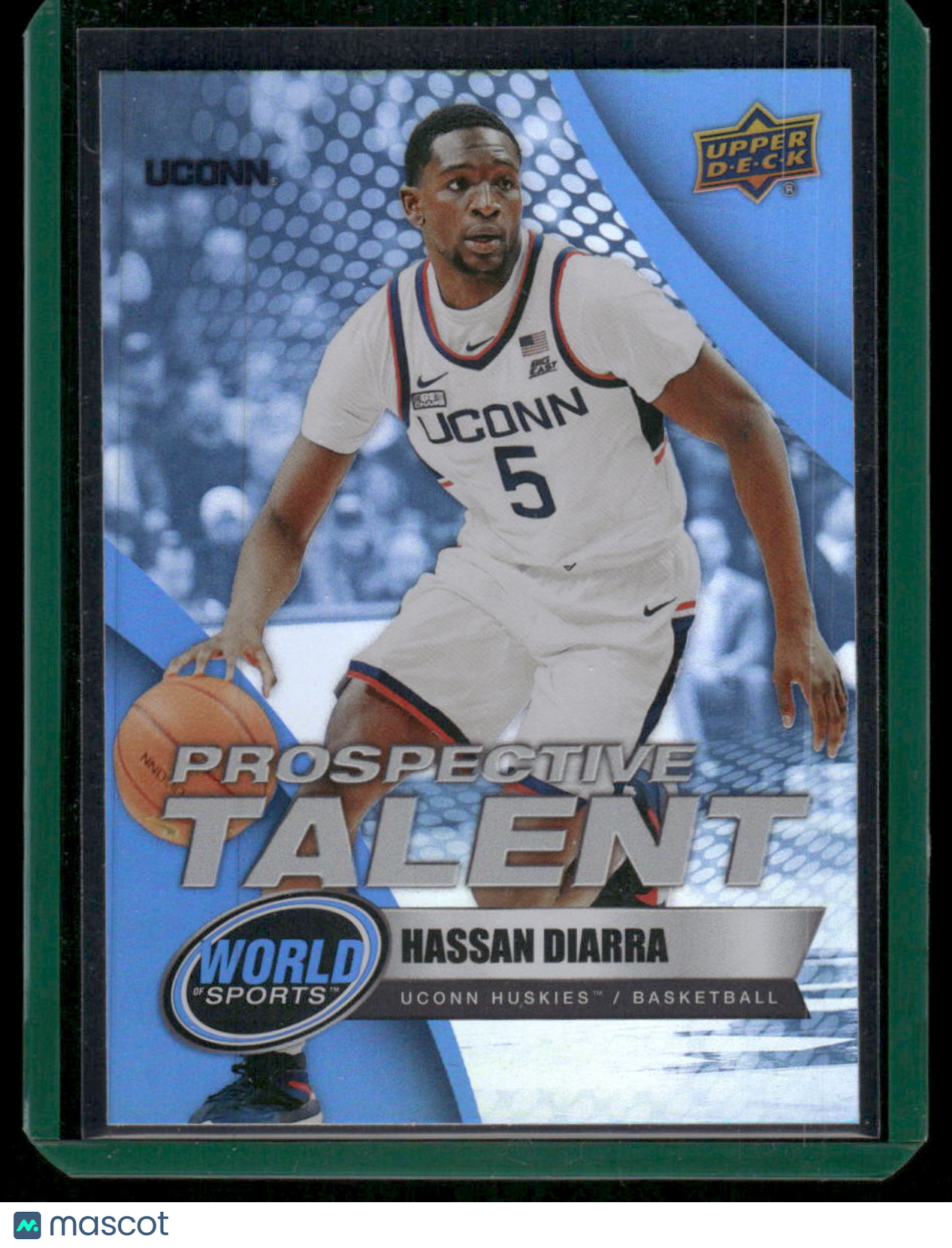 2025 Upper Deck World Sports Hassan Diarra #318 Blue Prospective Talent