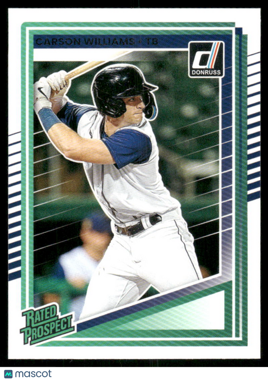 2025 Donruss Rated Prospect Carson Williams #135 Rated Prospect Baseball