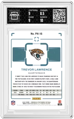 2022 Panini Chronicles Trevor Lawrence #PH-16 Photogenic Jersey 122/199 AC 9