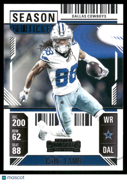2025 Panini Contenders Football Ceedee Lamb #26 Football