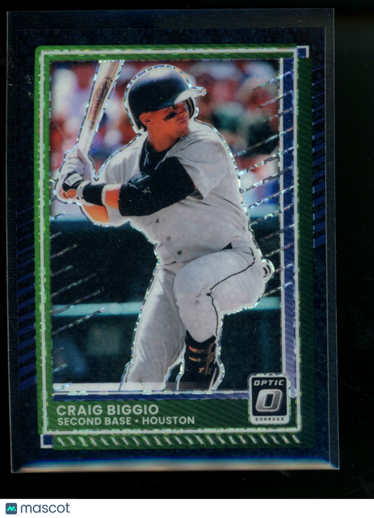 2025 Donruss Optic Prizm Craig Biggio #85 Circles Black Baseball