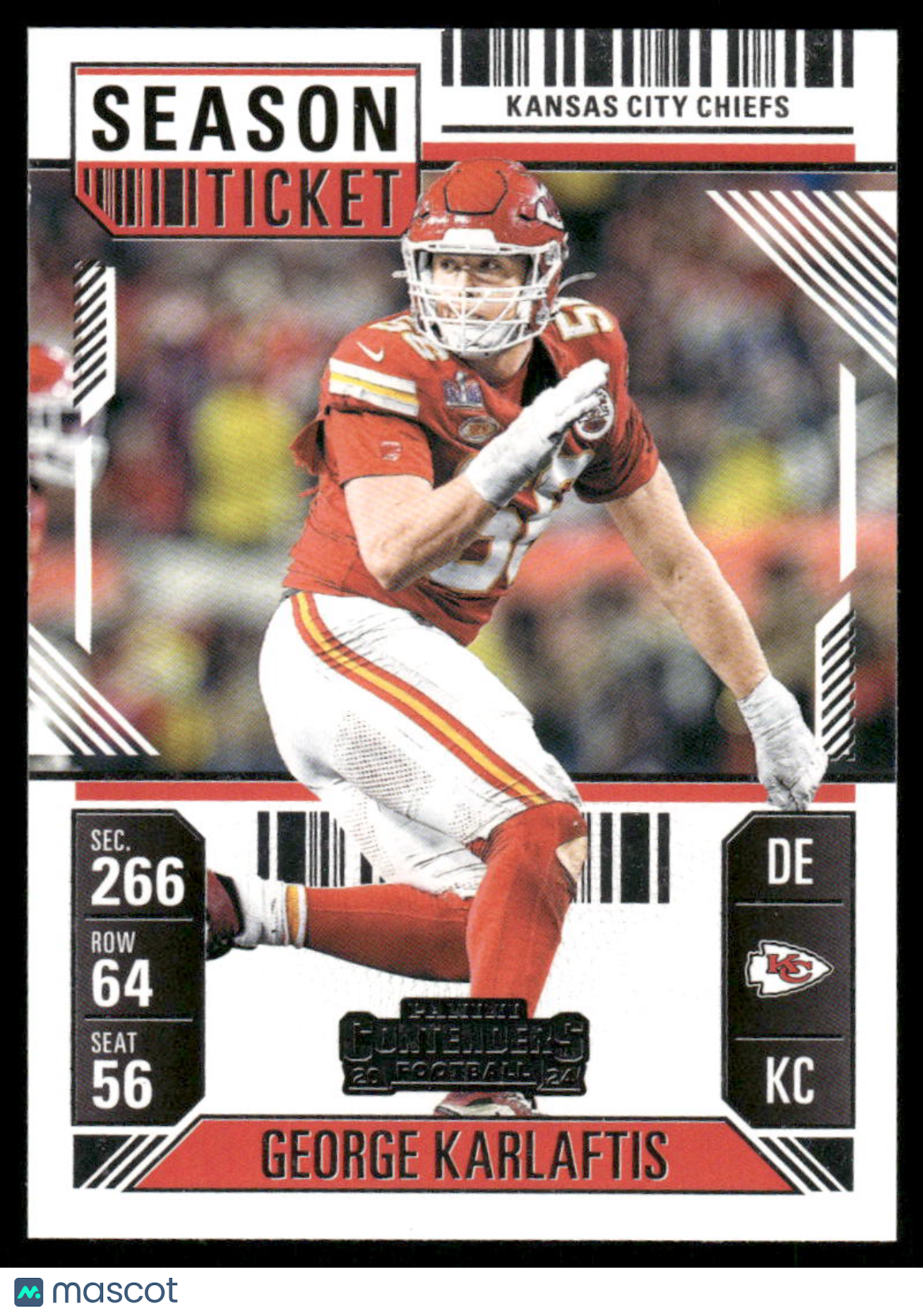 2024 Panini Contenders Football George Karlaftis #51 Football