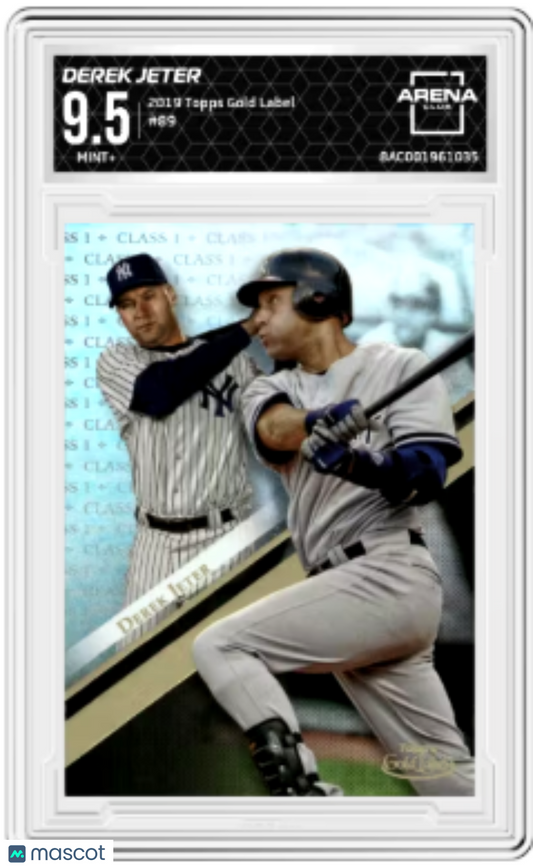 2019 Topps Gold Label Derek Jeter #89 Baseball Arena Club 9.5