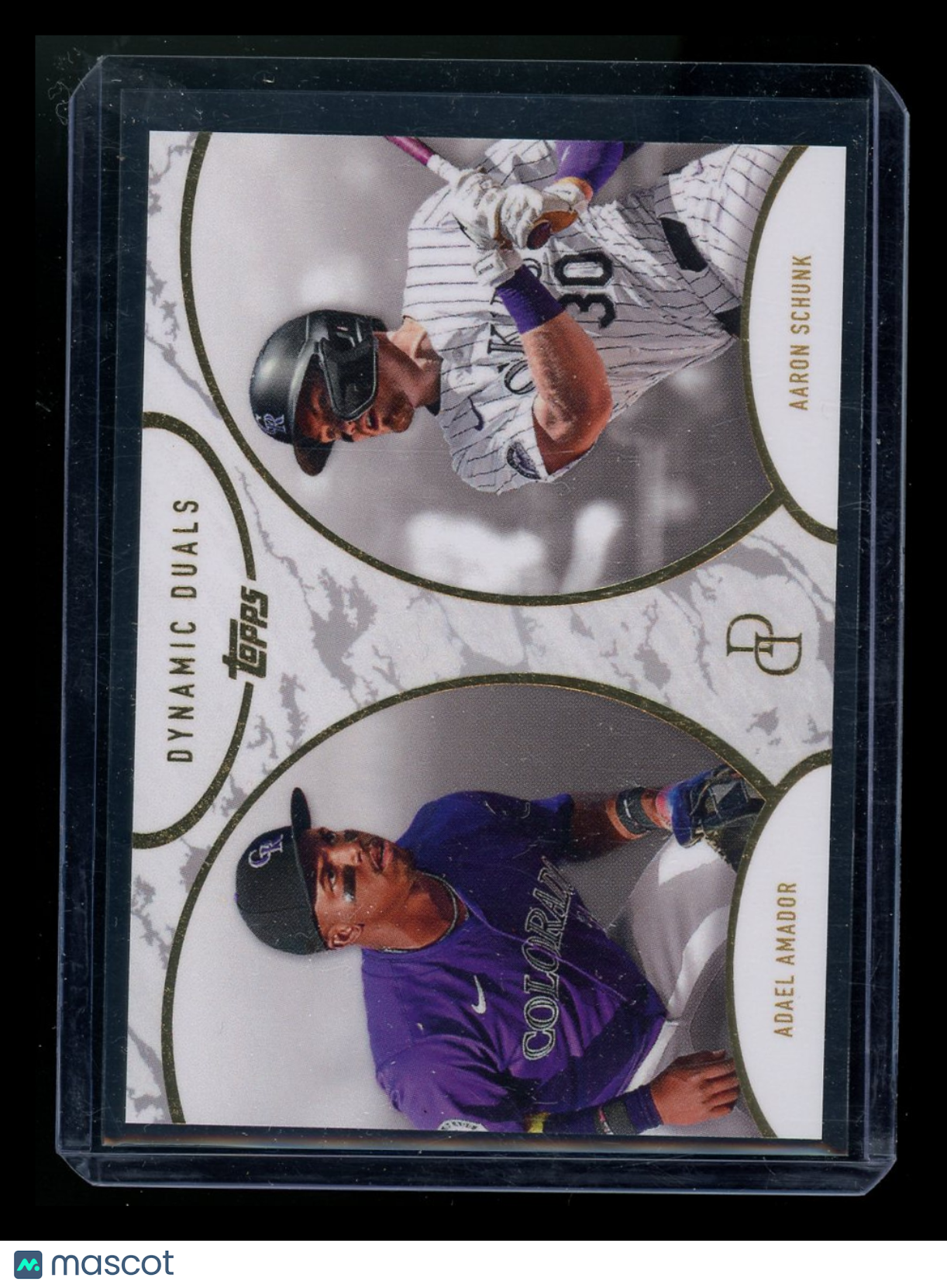2025 Topps Dynamic Duos Adiel Amador Aaron Schunk #26 Baseball
