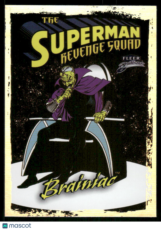 2025 Fleer Brilliants Superman Revenge Squad Brainiac #RS-2