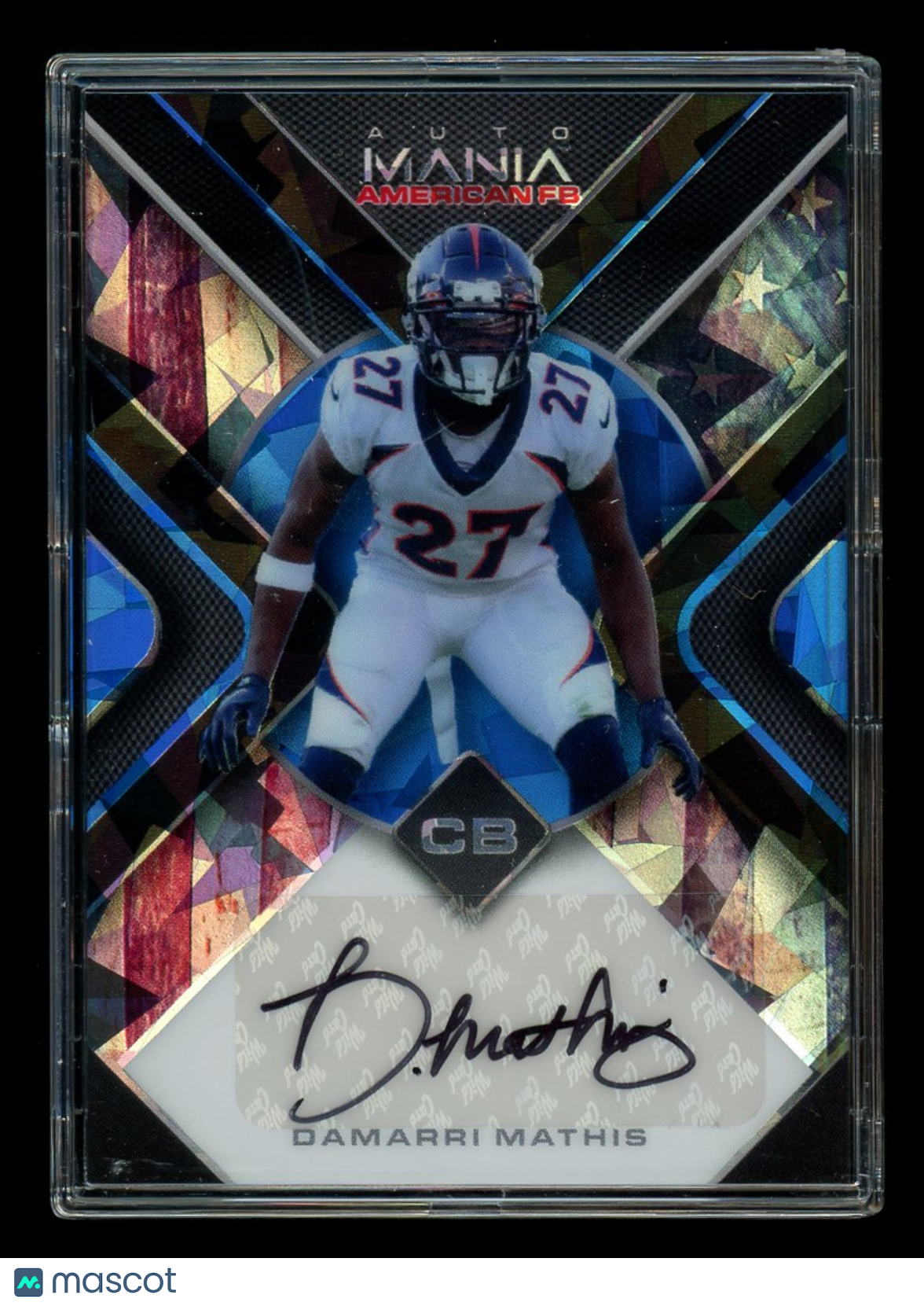 2022 Wild Card Mania American FB Damarri Mathis #AMA-TR24 2/5 Football
