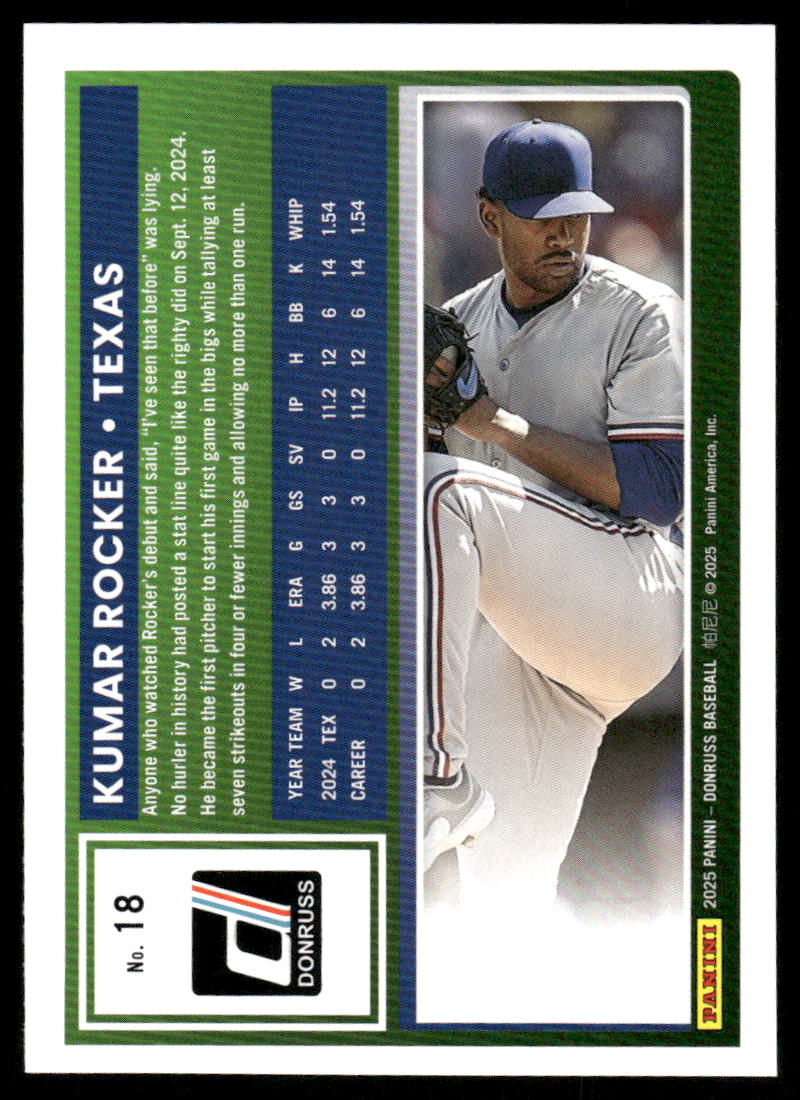 2025 Donruss Kumar Rocker #18 Baseball