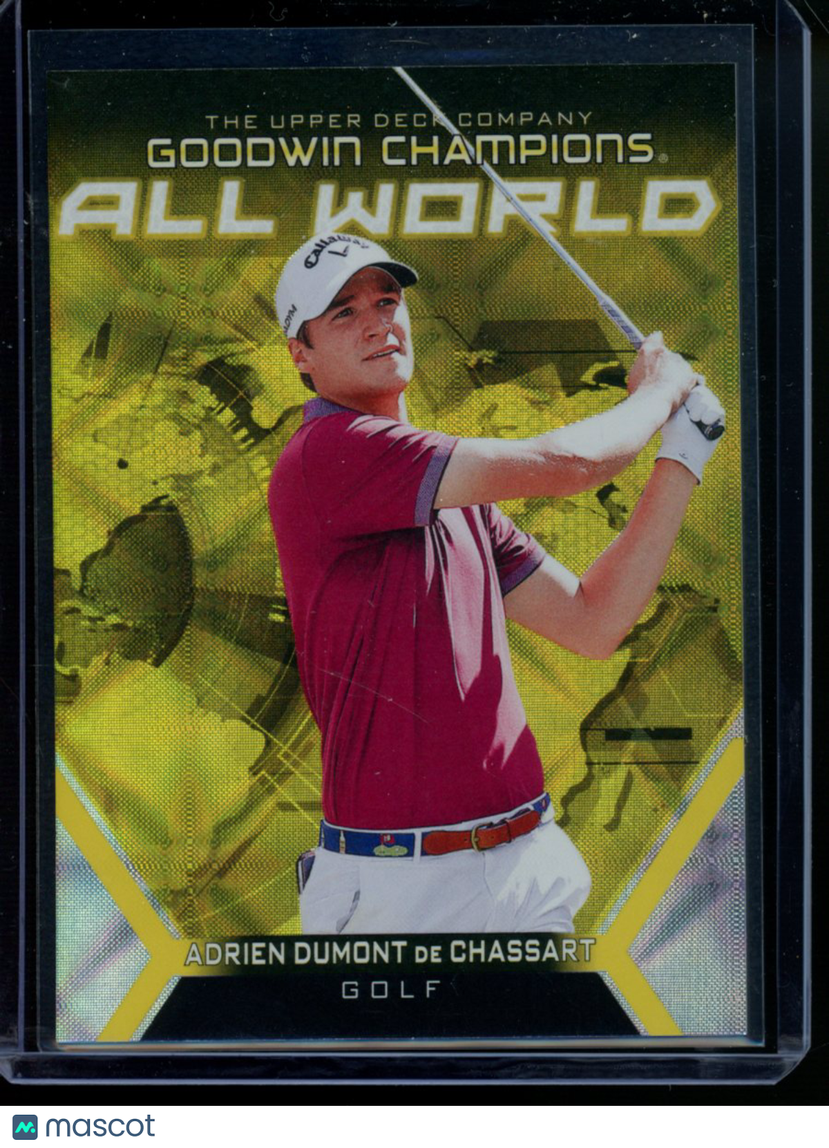 2024 UD Goodwin Champions All World Adrien Dumont de Chassart #AW-5 Yellow