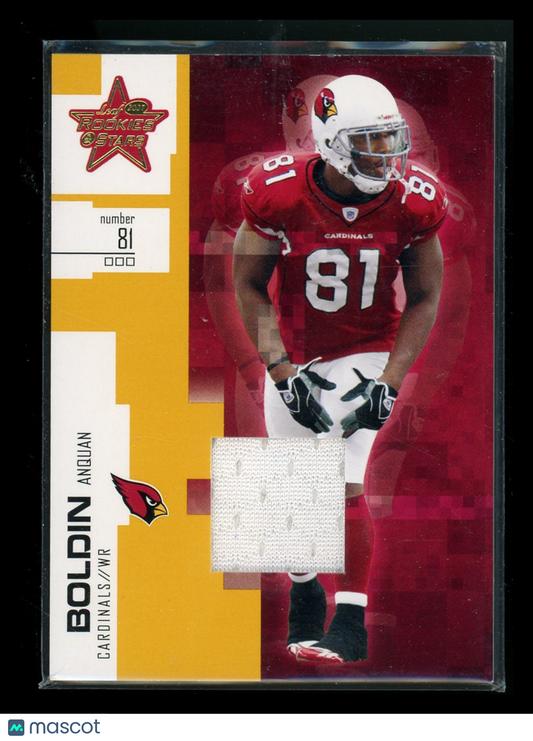 2007 Donruss Rookie Stars Anquan Boldin #81 Game-Worn Jersey Football