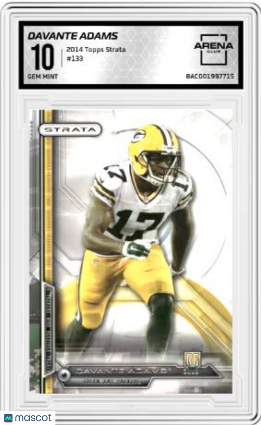 2014 Topps Strata Davante Adams #133 Football AC 10