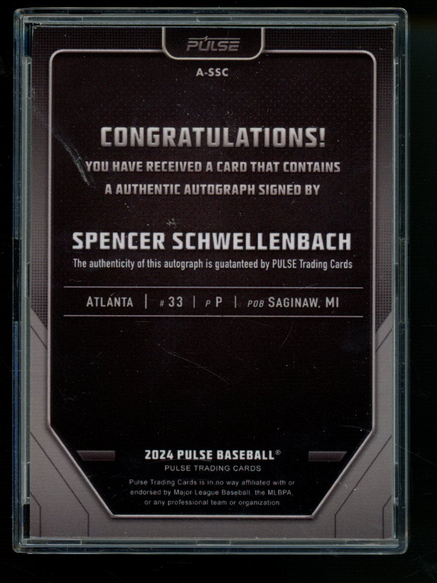 2024 Pulse Baseball Spencer Schwellenbach #A-SSC 6/7 Preview Edition Baseball