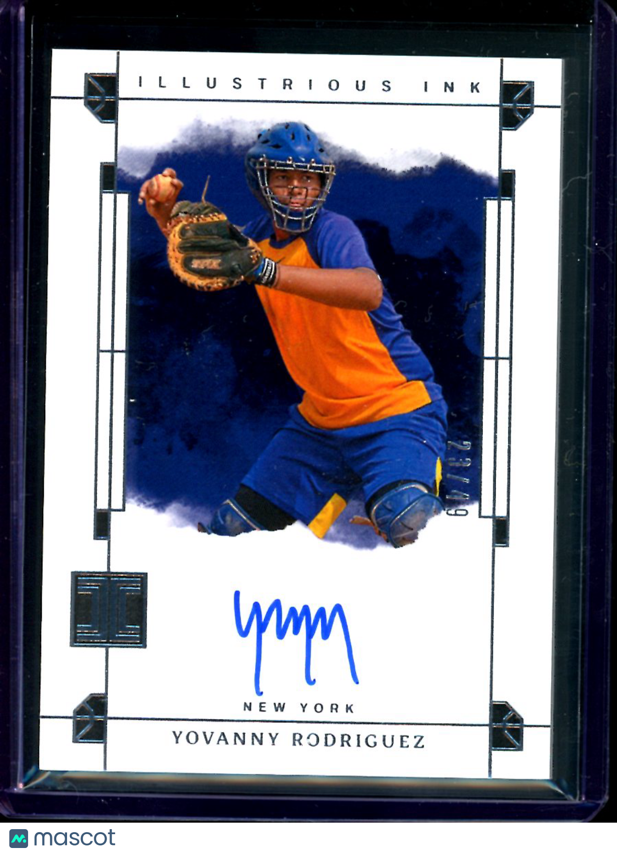 2024 Panini Impeccable Yovanny Rodriguez #11-YR Auto 23/49 Baseball