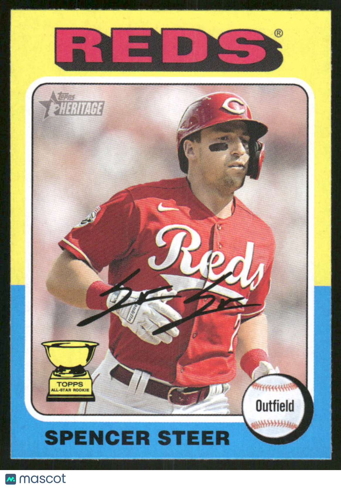 2024 Topps Heritage Spencer Steer #235 Baseball