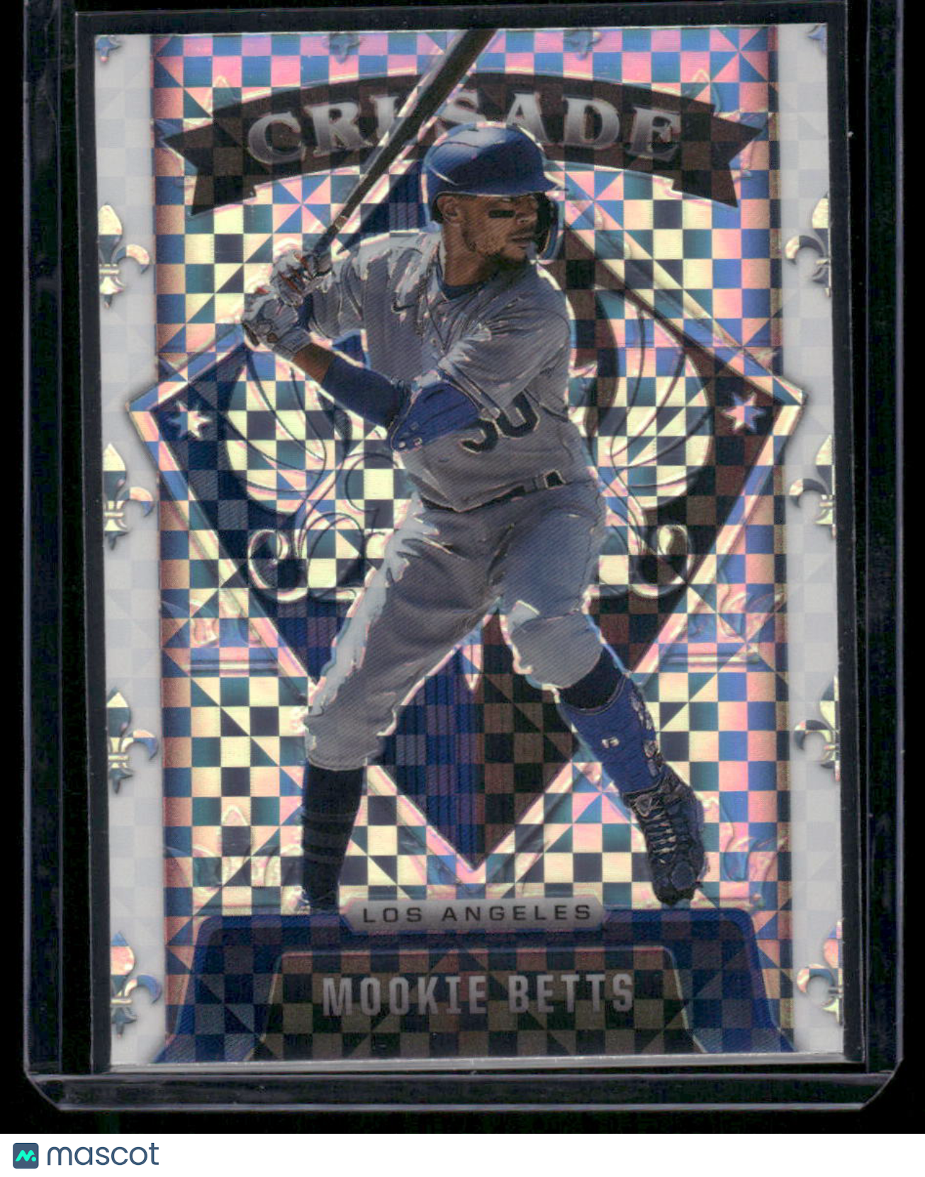 2022 Panini Prizm Crusade Mookie Betts #25 Checkerboard Baseball