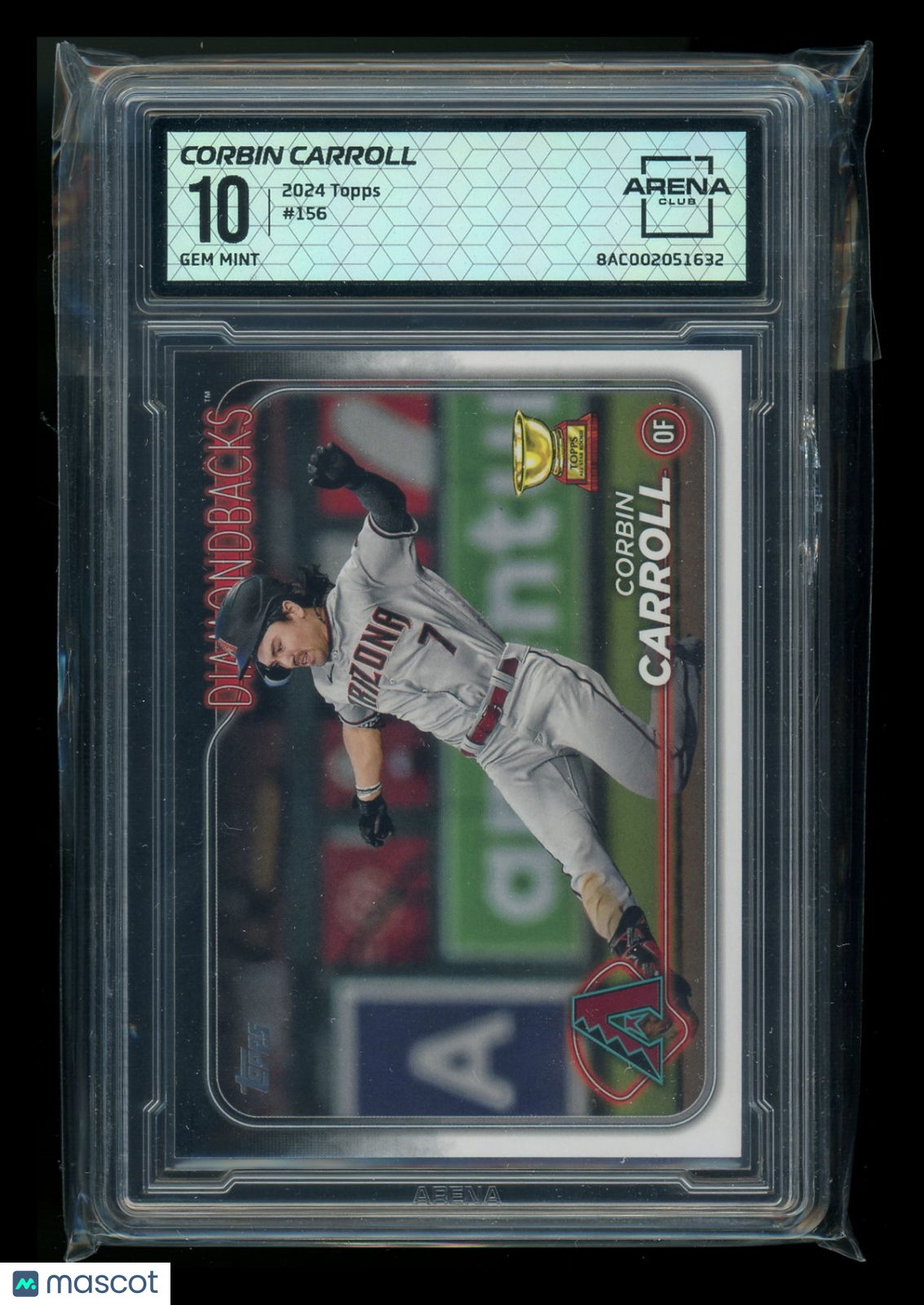 2024 Topps Corbin Carroll #156 Baseball Arena Club 10