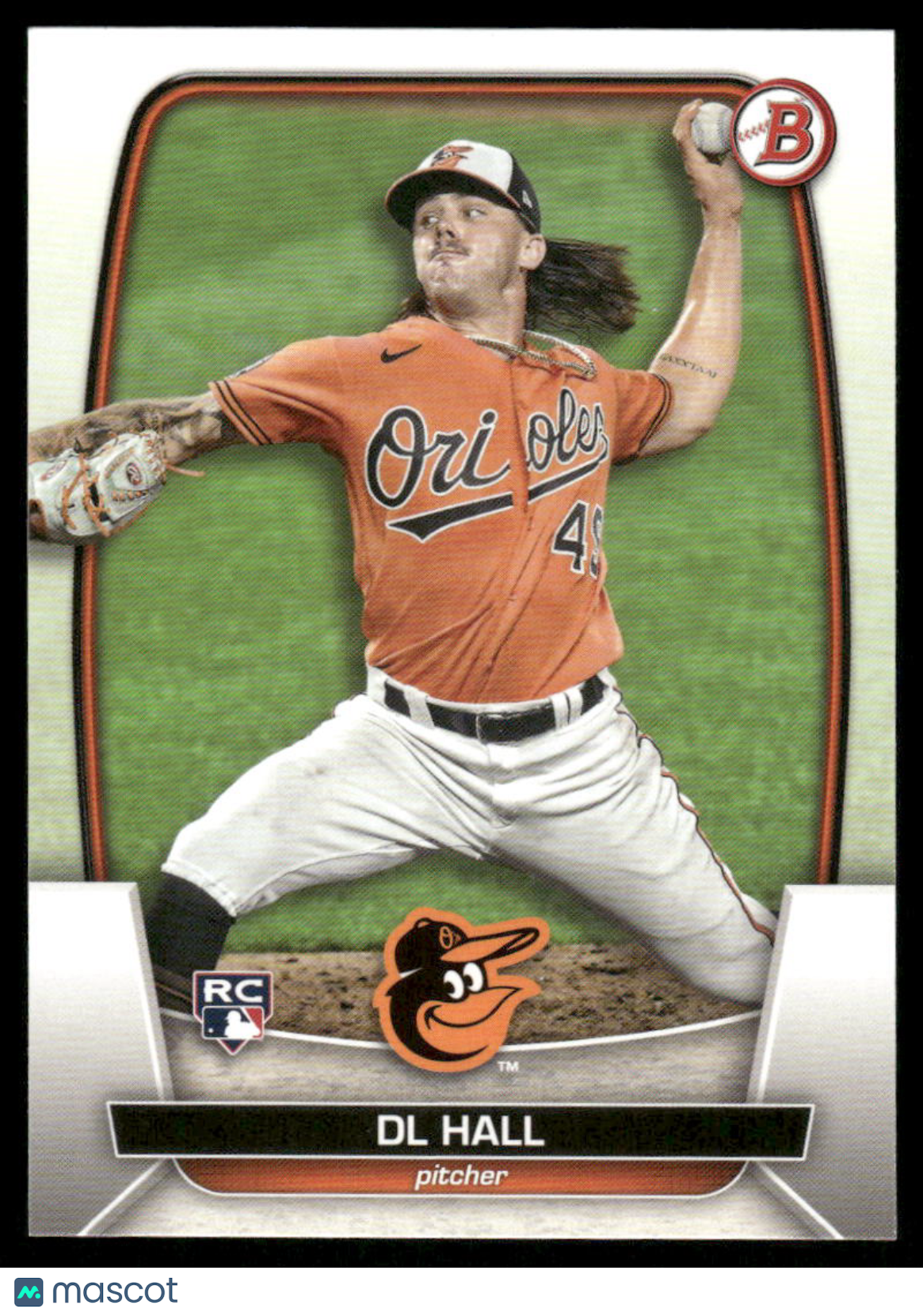 2023 Bowman DL Hall #9 RC Baseball