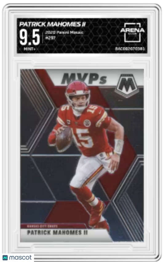 2020 Panini Mosaic Patrick Mahomes II #297 MVPs Football Arena Club 9.5