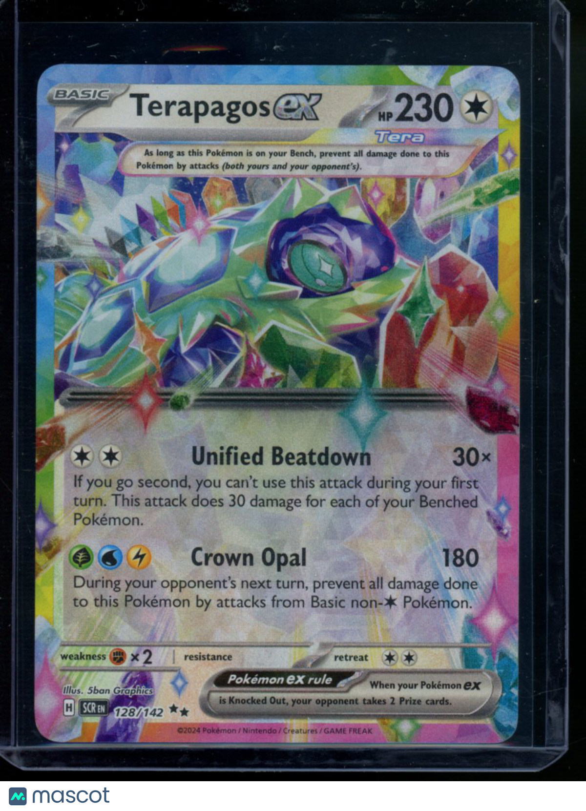 Pokemon Terapagos #228/142 2024 Pokemon Temporal Forces