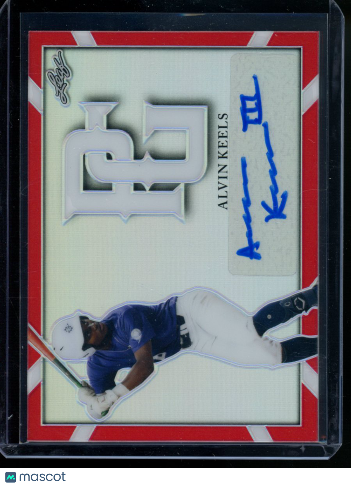 2021 Leaf Perfect Game National Showcase Alvin Keels #BA-AK1 1/1 Autograph