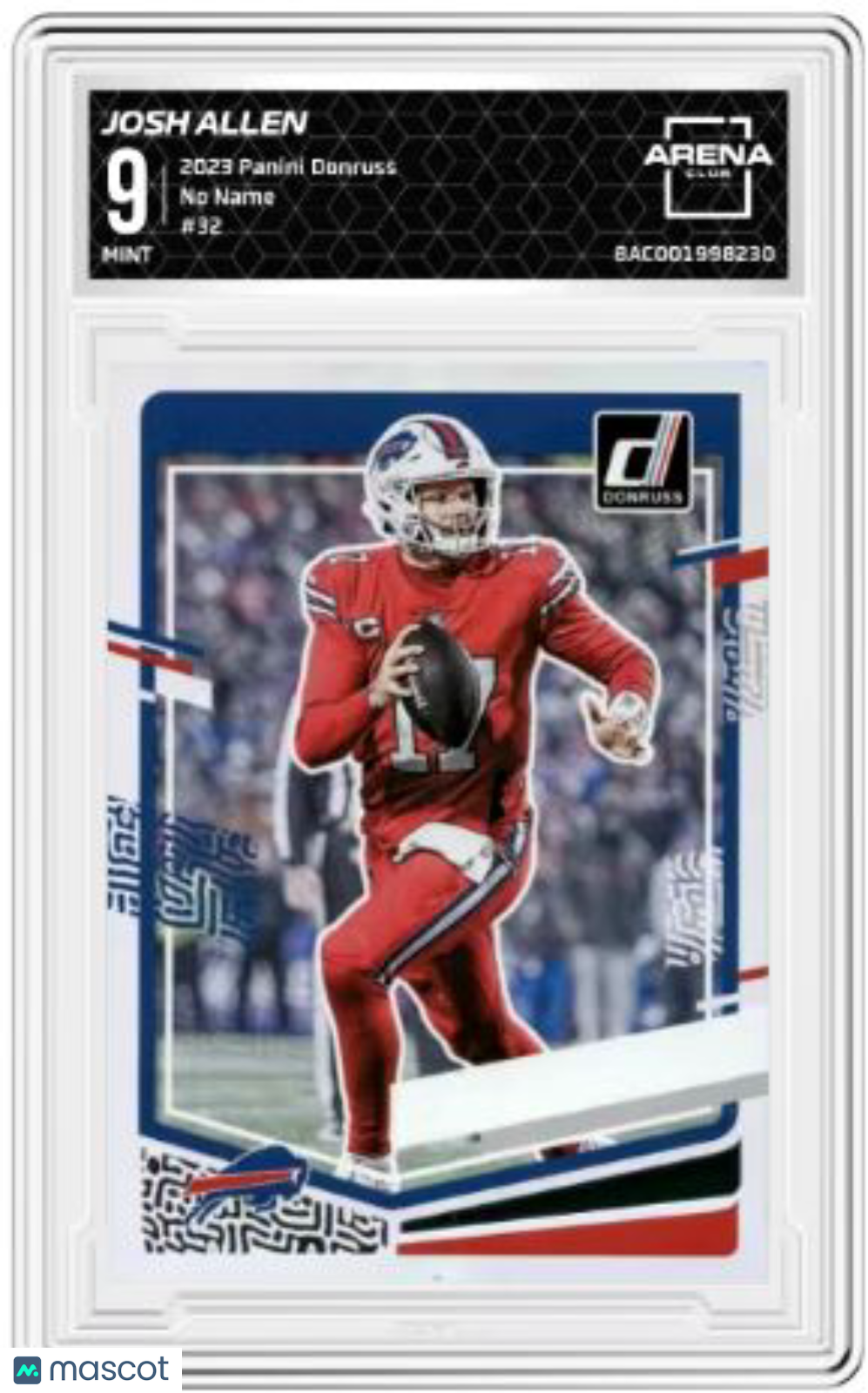 2023 Panini Donruss Josh Allen #32 No Name Football Arena Club 9