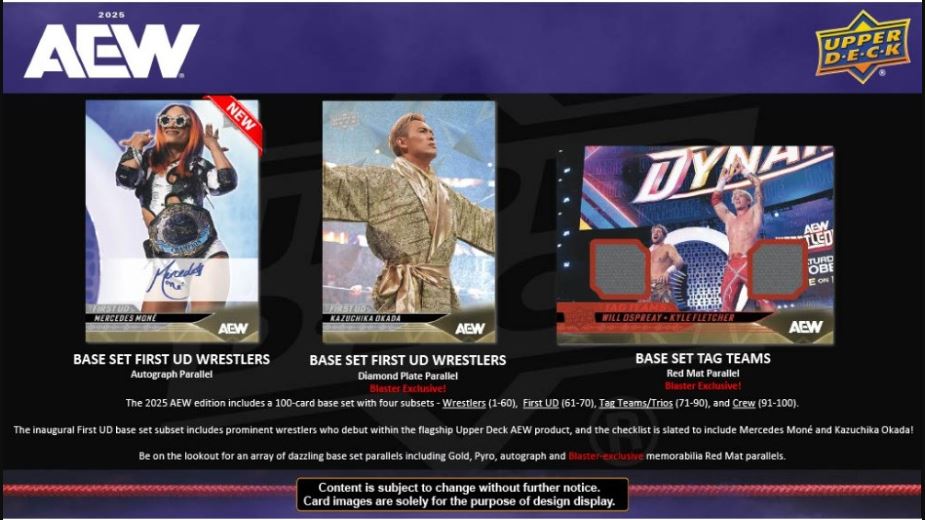 2025 Upper Deck AEW Wrestling Blaster Box