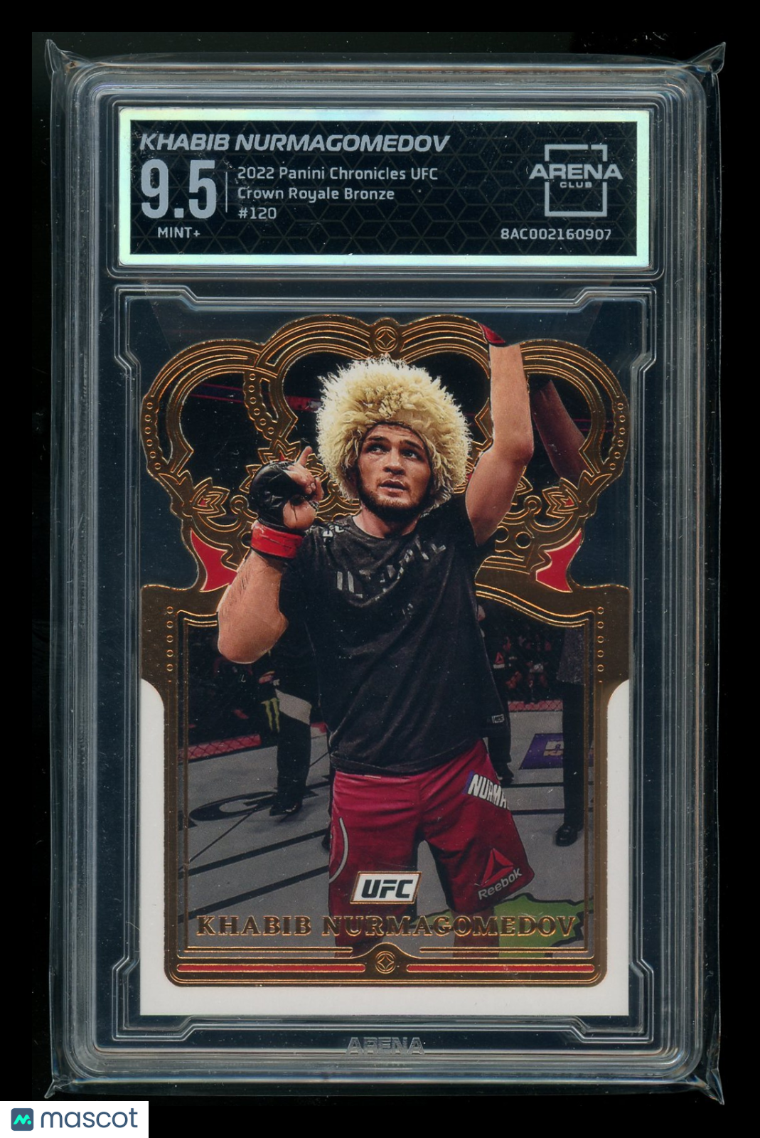 2022 Panini Chronicles UFC Crown Royale Khabib Nurmagomedov #120 Bronze AC 9.5