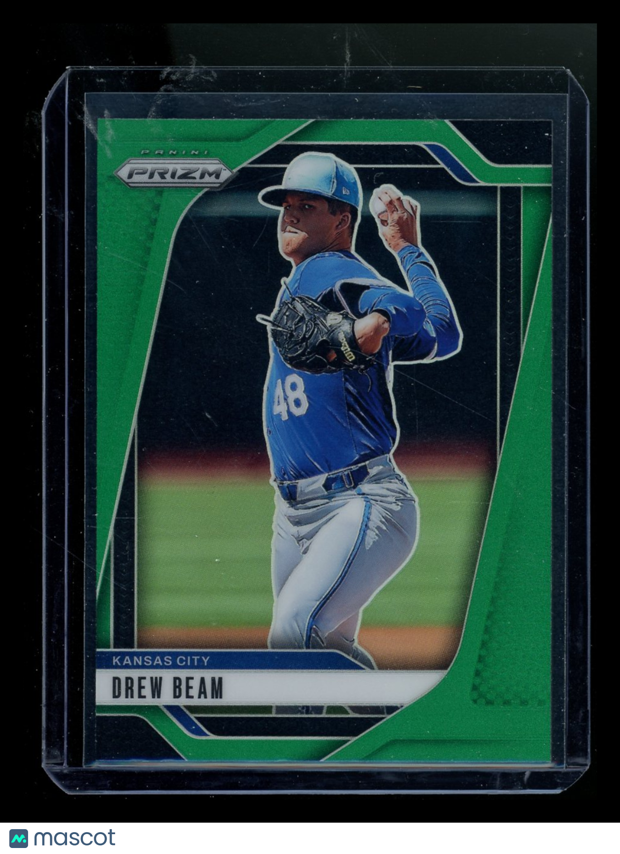 2025 Panini Prizm Drew Beam #121 Green Baseball