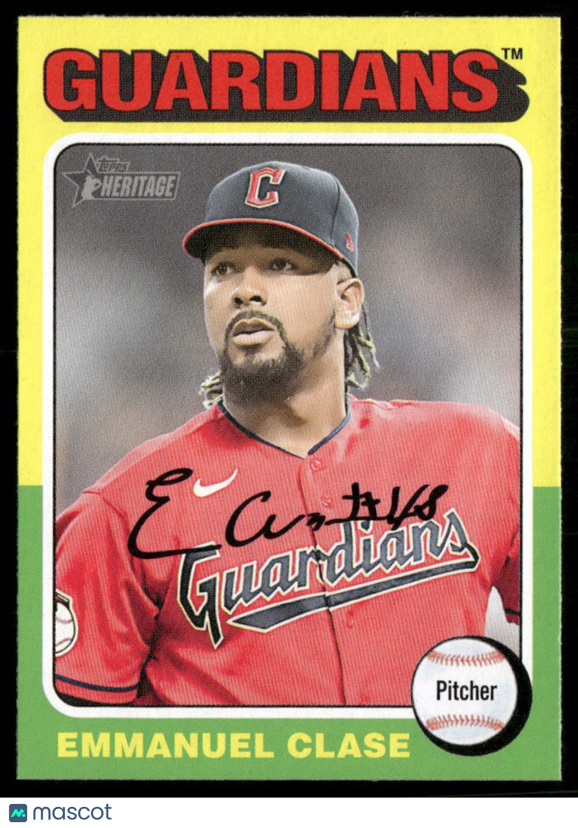 2024 Topps Heritage Emmanuel Clase #129 Baseball
