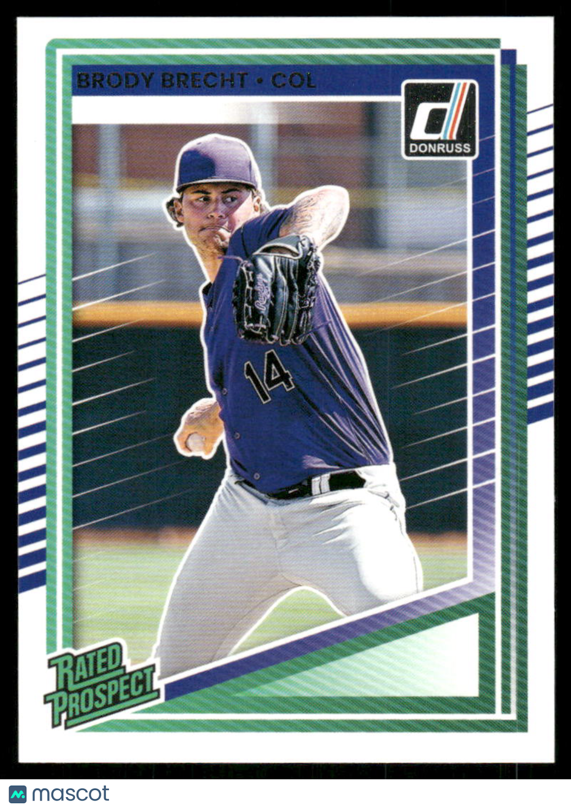 2025 Donruss Brody Brecht #105 Rated Prospect Baseball