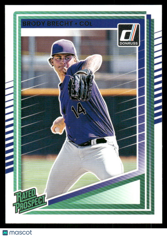 2025 Donruss Brody Brecht #105 Rated Prospect Baseball