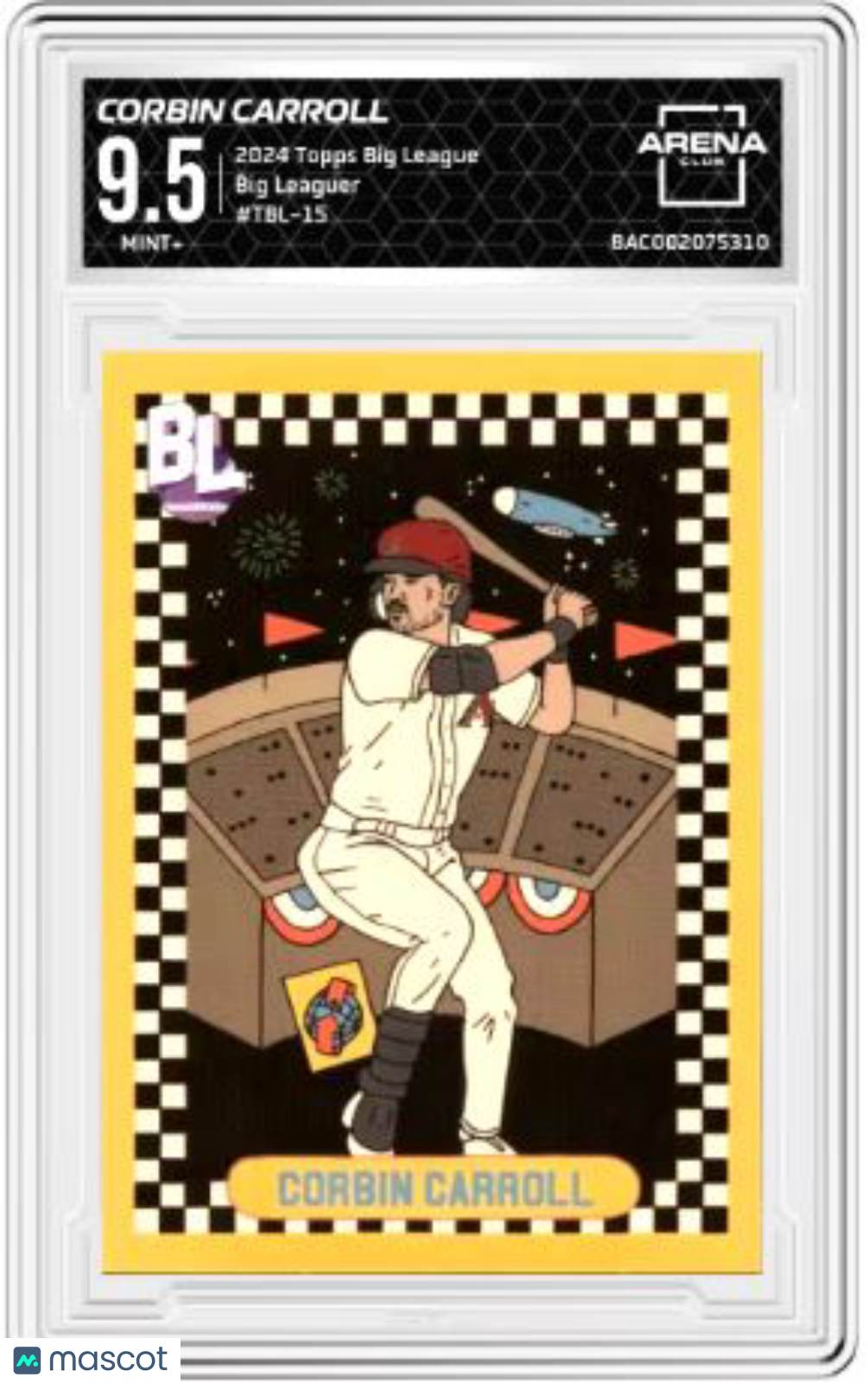 2024 Topps Big League Corbin Carroll #TBL-15 Big Leaguer Baseball Arena Club 9.5