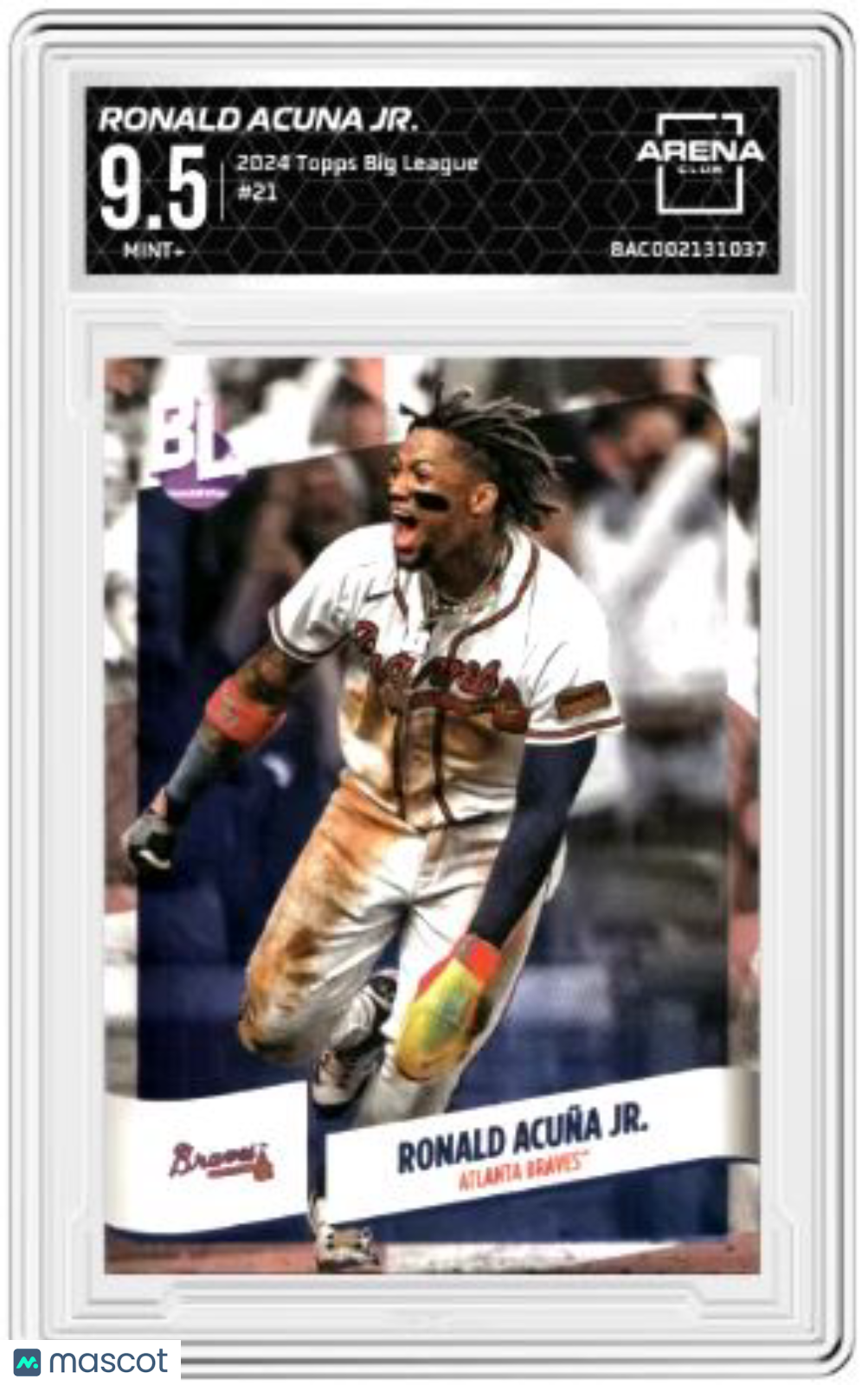 2024 Topps Big League Ronald Acuña Jr. #21 Baseball Arena Club 9.5