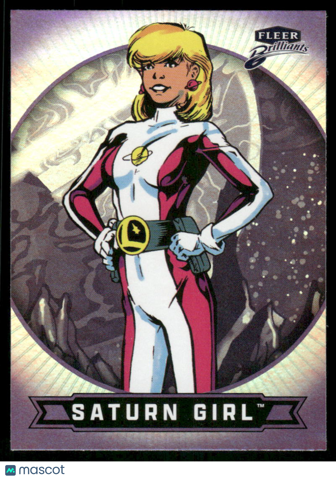 2025 Fleer Brilliants Superman Saturn Girl Purple #48