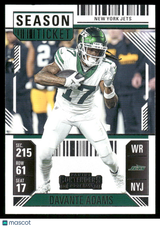 2025 Panini Contenders Football Davante Adams #54 Football